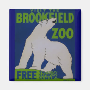 Visit The Zoo!! Magnet