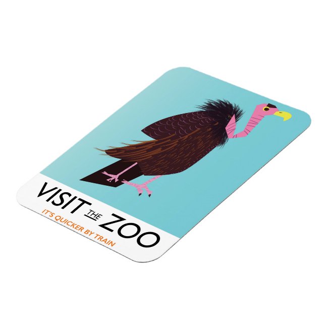 Visit the Zoo Magnet (Left Side)