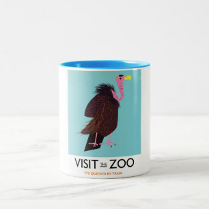 Visit the Zoo Two-Tone Coffee Mug