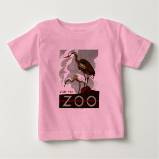 Visit the Zoo - WPA Poster - Baby T-Shirt