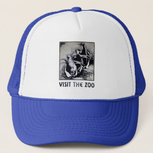 Visit the Zoo - WPA Poster - Trucker Hat