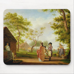 Visit to the Country Dairy Mouse Pad