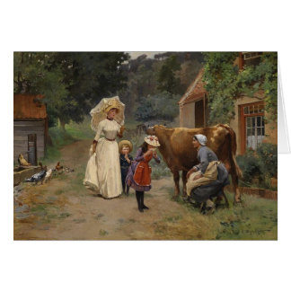 Visit to the Farm Card