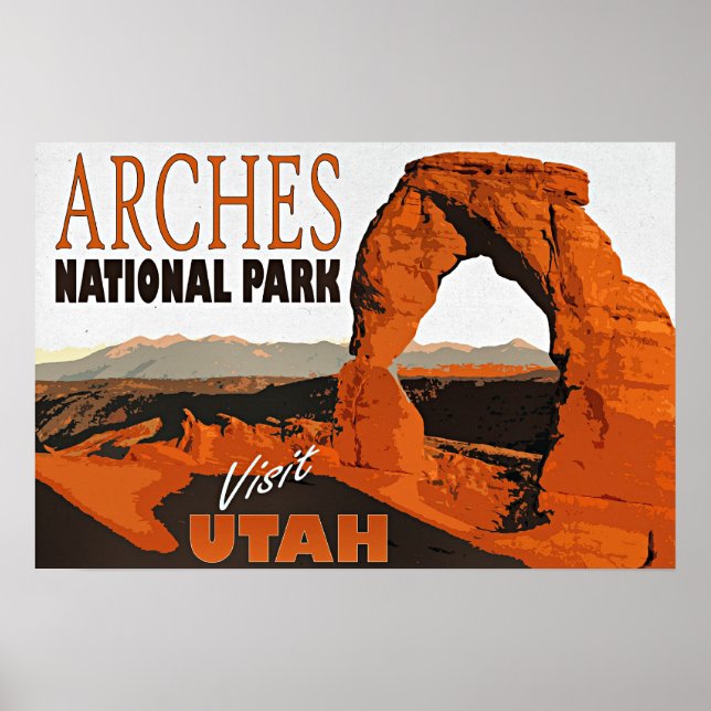 Visit Utah, Arches National Park, Poster (Front)