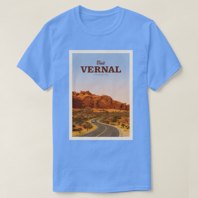 Visit Vernal T-Shirt (Design Front)