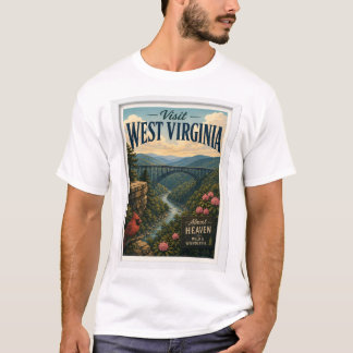 Visit West Virginia Travel Vintage T-Shirt