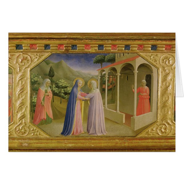 Visitation, from predella Annunciation (Front Horizontal)