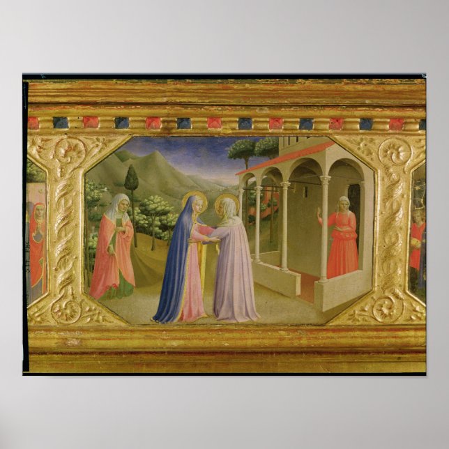 Visitation, from predella Annunciation Poster (Front)