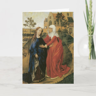 Visitation of Mary - Rogier Van Der Weyden Holiday Card