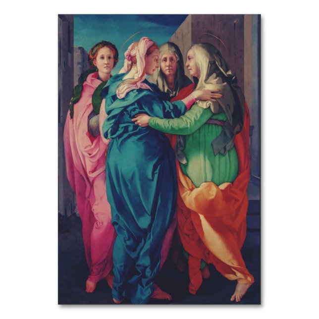 Visitation of Virgin by Pontormo  Table Number (Front)