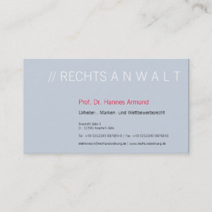 Visitenkarten Frischer Luxus Business Card
