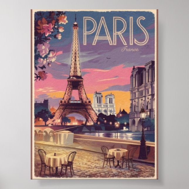 Visiter Paris Poster (Front)