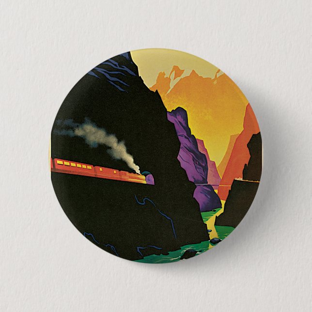 Visitez La Yougoslavie 6 Cm Round Badge (Front)