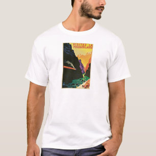 Visitez La Yougoslavie  Vintage Travel Poster Art T-Shirt
