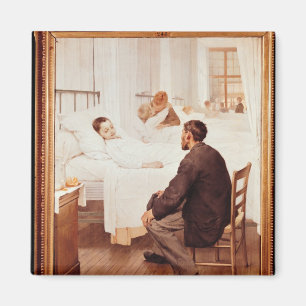 Visiting Day at the Hospital, 1889 Magnet