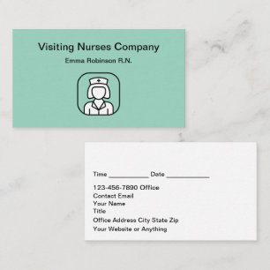 Visiting R.N. Nurse Appointment Cards