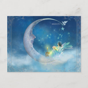 Visiting the Moon Postcard