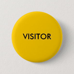 VISITOR 6 CM ROUND BADGE