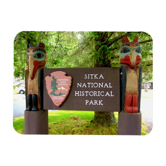 Visitor Centre  Sitka NHP, Alaska Magnet (Horizontal)