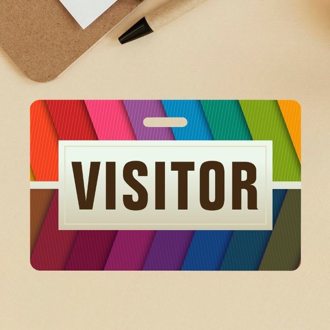 Visitor ID Card ID Badge (Creator Uploaded)