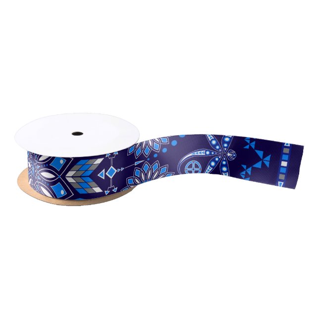 Visits from the Ancesters Blue 2 Satin Ribbon (Spool)