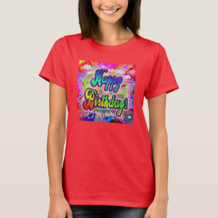 Vista Express Happy Birthday T-Shirt