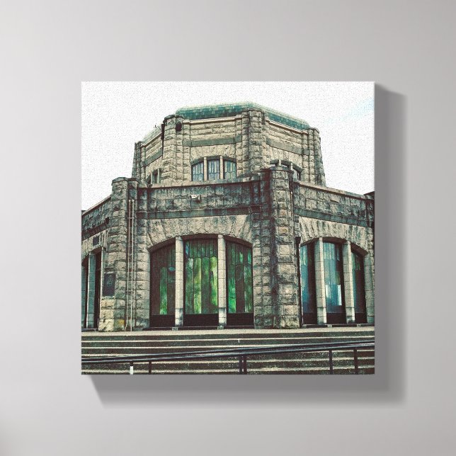 Vista House, Columbia River Gorge, Oregon Canvas Print (Front)