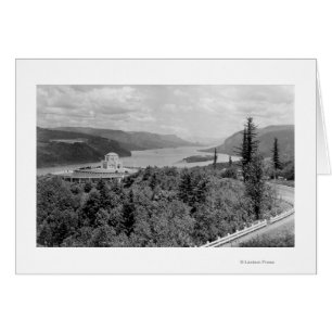 Vista House & Crown Point on Columbia River