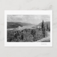 Vista House & Crown Point on Columbia River
