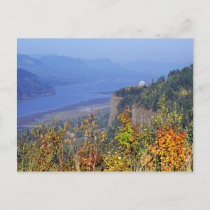 Vista House, high on Crown Point at the mouth Postcard