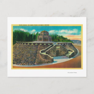 Vista House on Columbia River, Oregon Postcard