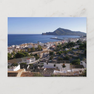 Vistas de Altea, España Postcard