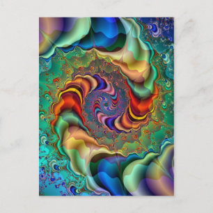 Visual adventure postcard