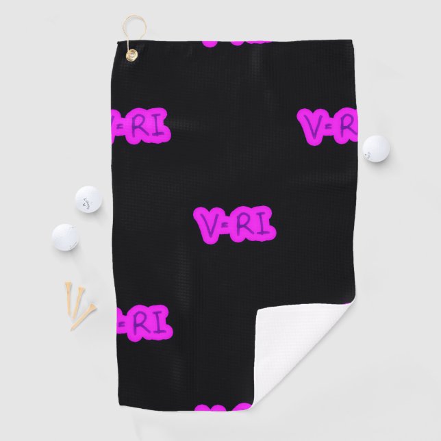 Visual appeal  golf towel (InSitu)