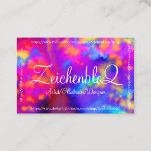 Visual Artist Business Card