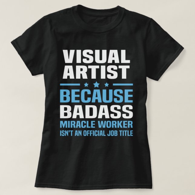Visual Artist T-Shirt (Design Front)