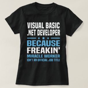 Visual Basic .NET Developer T-Shirt