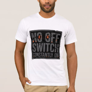 VISUAL CONCEPT: Oversized distorted lettering with T-Shirt