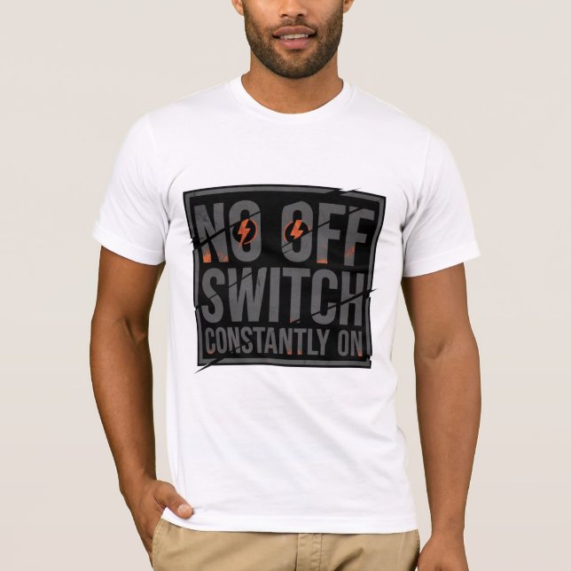VISUAL CONCEPT: Oversized distorted lettering with T-Shirt (Front)