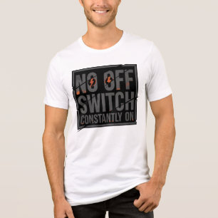 VISUAL CONCEPT: Oversized distorted lettering with Tri-Blend Shirt