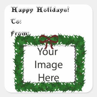 Visual Cue Gift Card Square Sticker