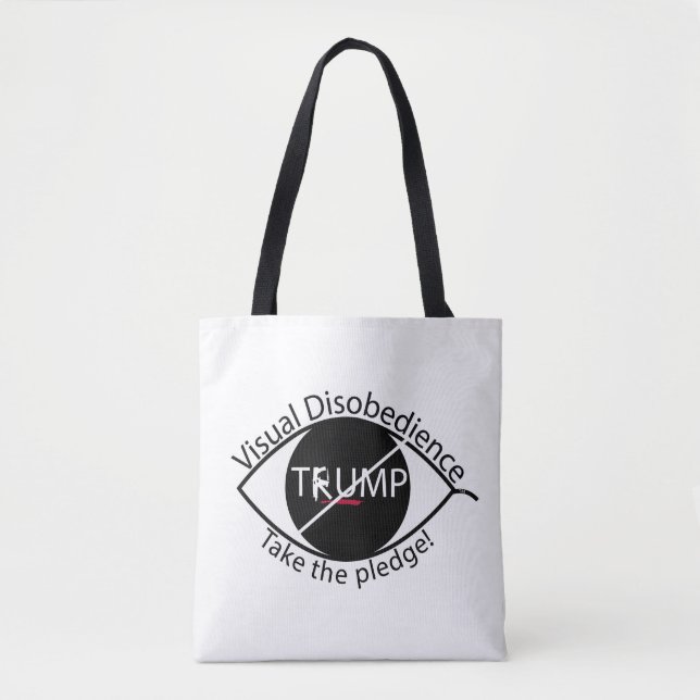 Visual Disobedience tote bag (Front)