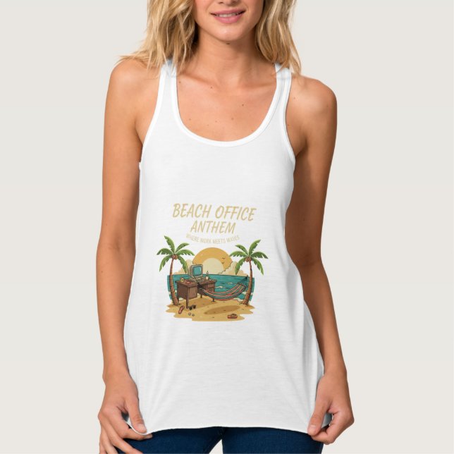 VISUAL MOOD: emotionally loud but wearable with vi Singlet (Front)
