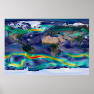 Visualisation Of Global Winds. Poster