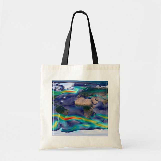 Visualisation Of Global Winds. Tote Bag (Front)