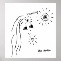 'Visualise' Canvas Print