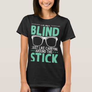 Visually Impaired Braille Visual Blind Awareness T-Shirt