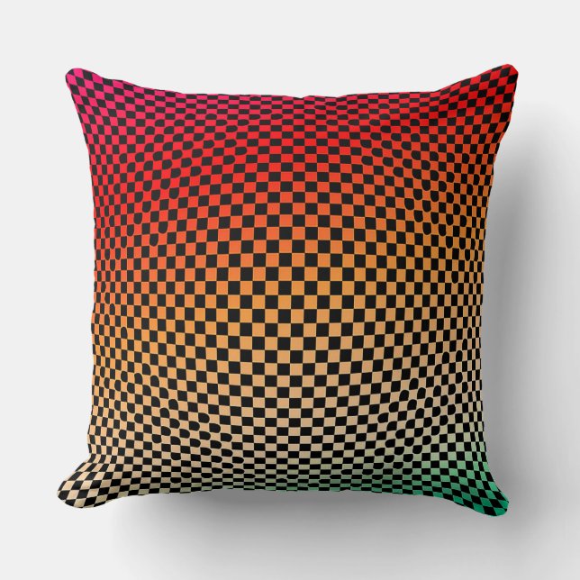 Visually striking pattern cushion (Front)
