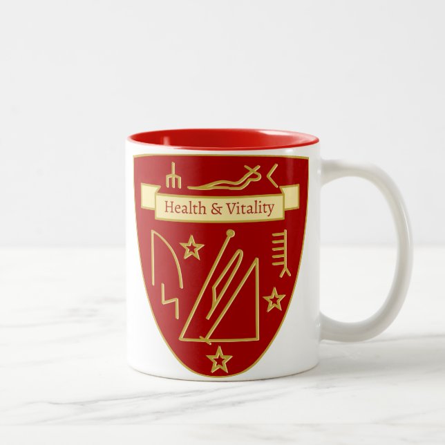 Vitality & Wellness Personalised Talisman Two-Tone Coffee Mug (Right)