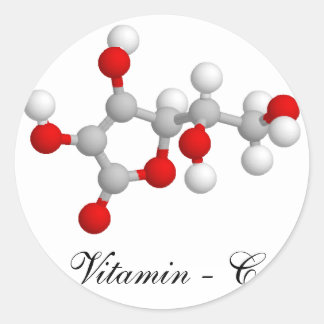 Vitamin C Classic Round Sticker